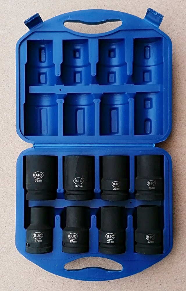 Ударные колпачки 1CAL 17-33 мм 8 шт BJC комплект