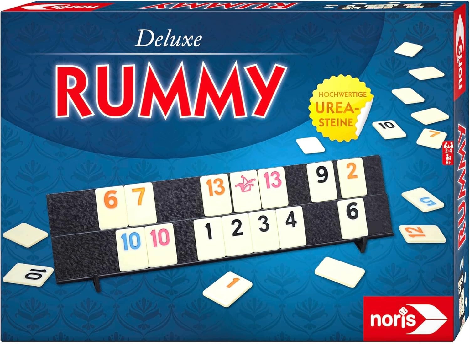 Rummy Deluxe Zestaw Gra Rodzinna Dla 2-4 Graczy Od 8 Lat
