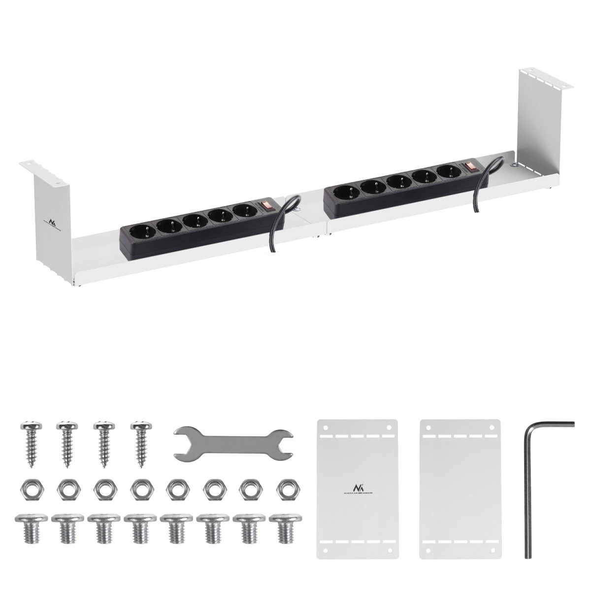 Maclean Kompaktowy organizer na kable MC-107 W