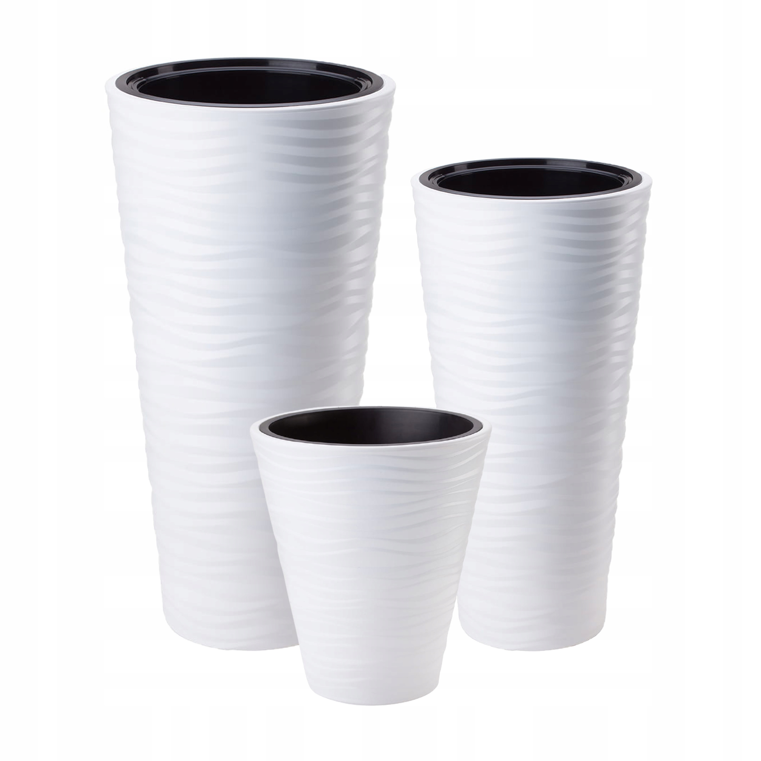 

Doniczka okrągła Sahara 30, 40 Zestaw Donica 3szt.