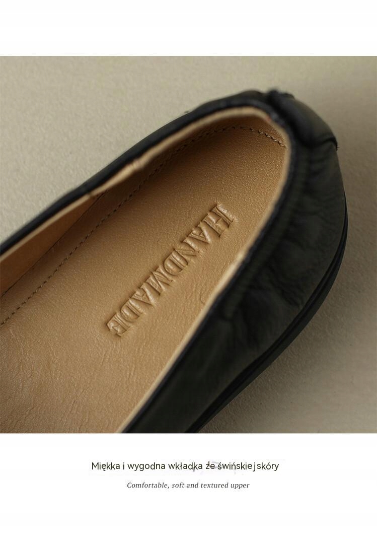 BALERINY BUTYZ PŁASKIE WKŁADKA SKÓRA Chybić Zapięcie wsuwane