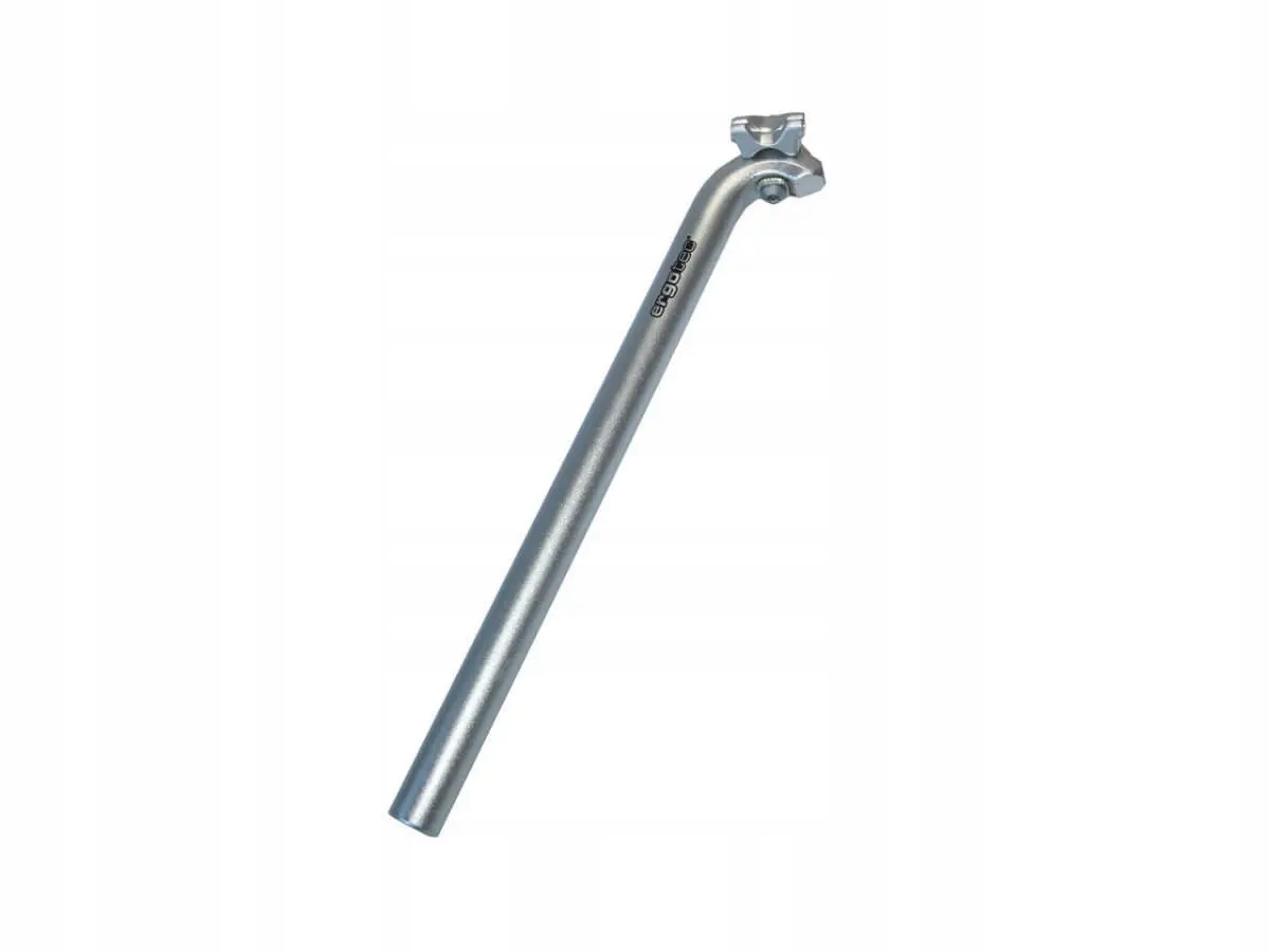 Sztyca rowerowa Ergotec Hooksrebrny 400mm aluminiowy 27,2 mm