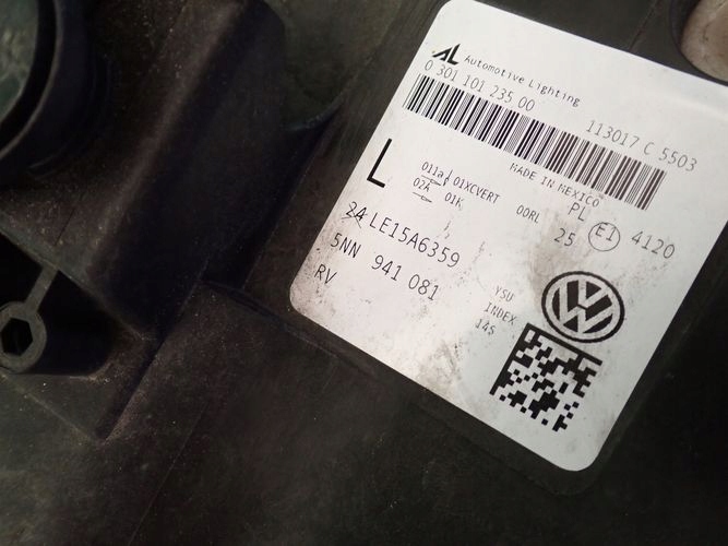 VW TIGUAN II FULL LED 15- reflektor left light left