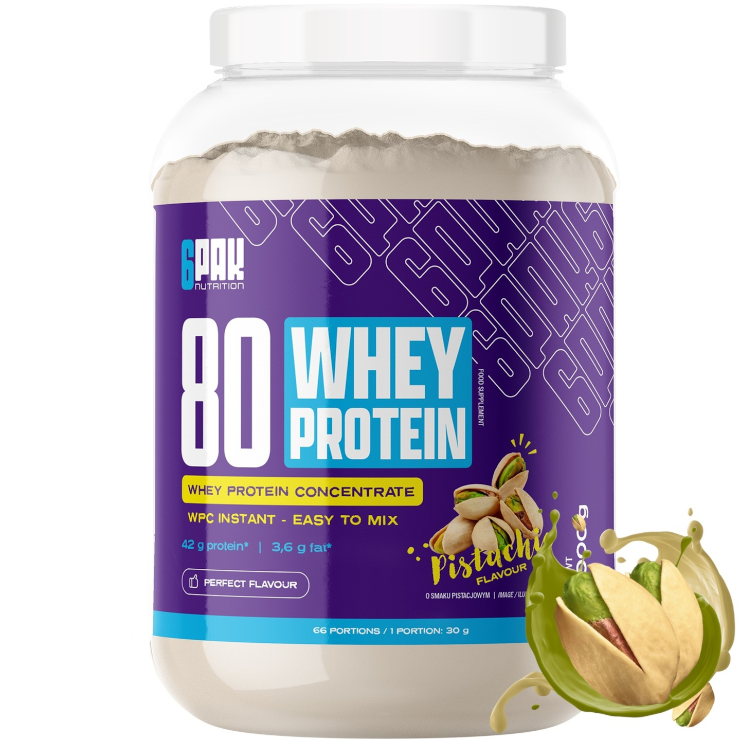 Protein Whey Protein Wpc 100% XXL 2KG Velký Syrovátkový Protein Bcaa