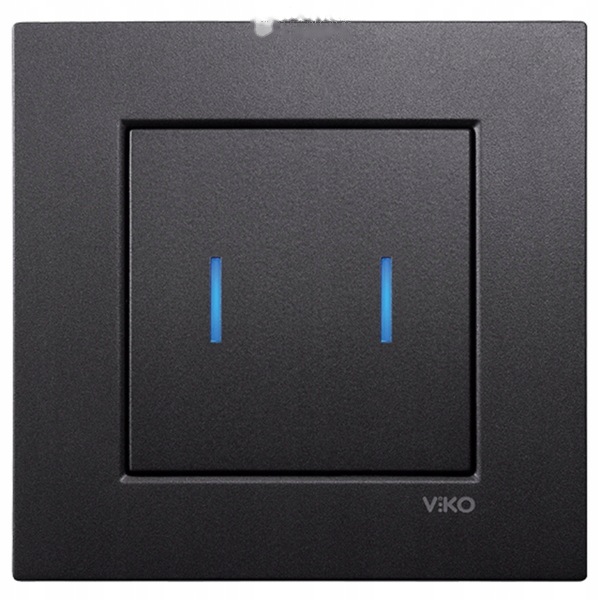 Viko by Panasonic dotykový spínač Novella S černý 92065501