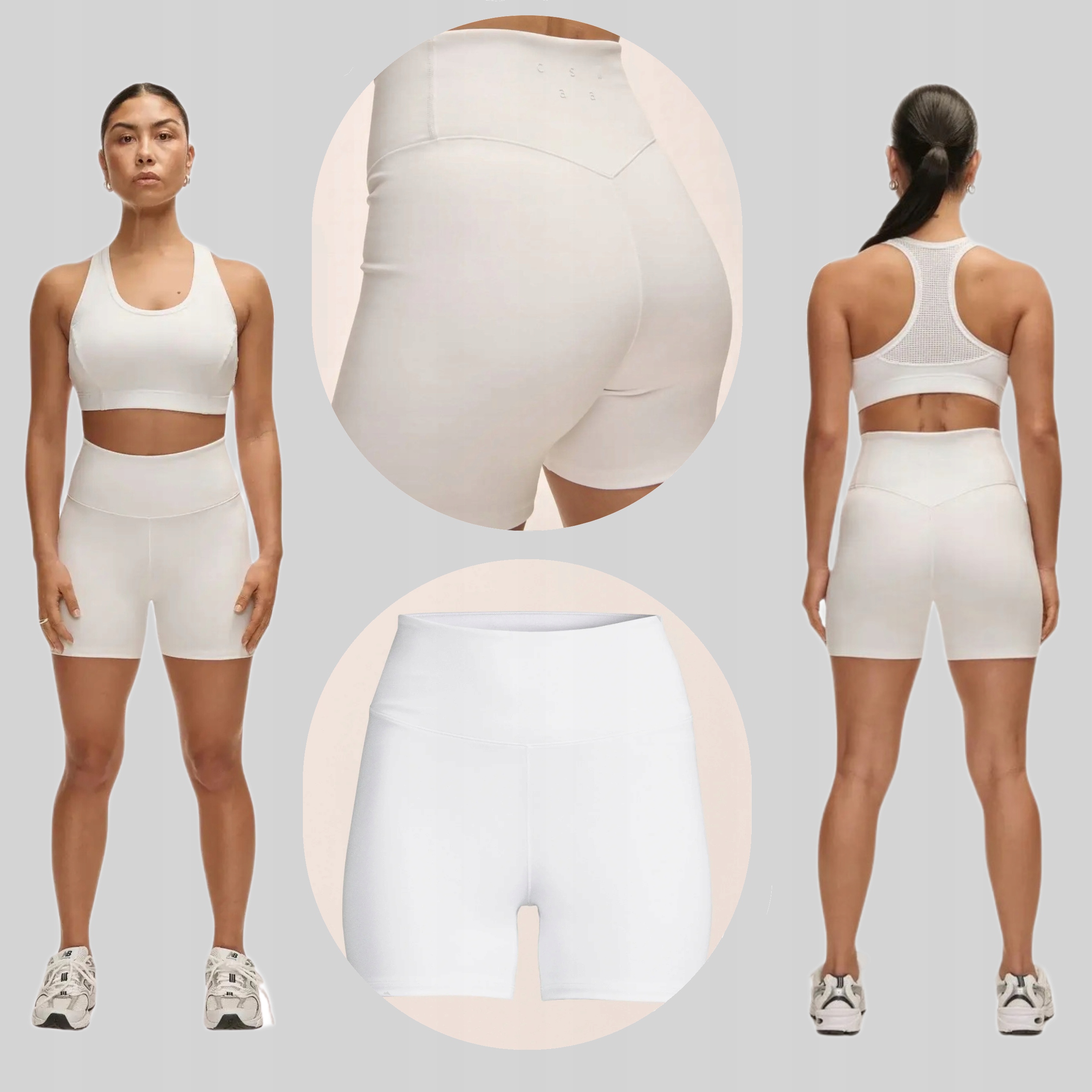 Legginsy Sportowe Damskie Casall Grace Wysoki Stan Hot Pant r. M premium