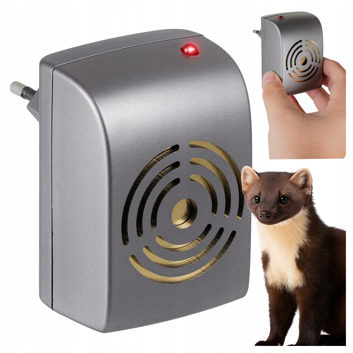 Odstraszacz Ultradźwiękowy Przeciw Kunom, Myszom Szczurom