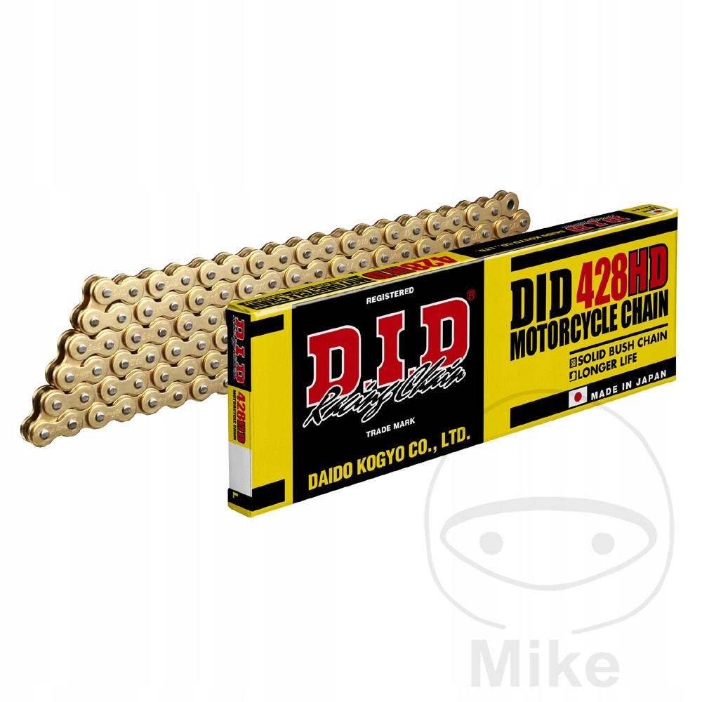 Łańcuch napędowy DID 428HD/130 standard G&g otwarty z zapinką