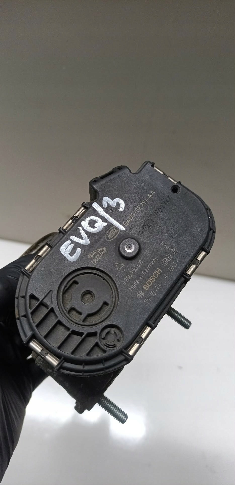 Valvola a farfalla G4D3-9F991-AA 0280750610 JAGUAR XE RANGE ROVER X760 2.0D