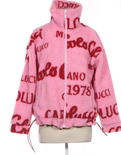Bunda Carlo Colucci Oversize zkrácená teddy troyer S