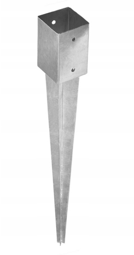 

Podstawa Słupa Kotwa Wbijana 90x90x750mm Wspornik
