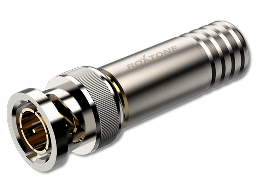 Złącze Bnc Wtyk Kablowy 2P Prosty Roxtone RB75G-N