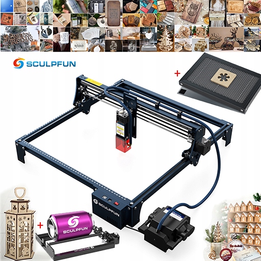 

Grawer laserowy Sculpfun S30 Pro z Roll+Pad+pump