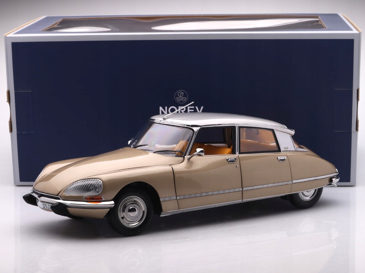 Citroen Ds 23 Pallas 1972, sand silver metallic Norev 1:18