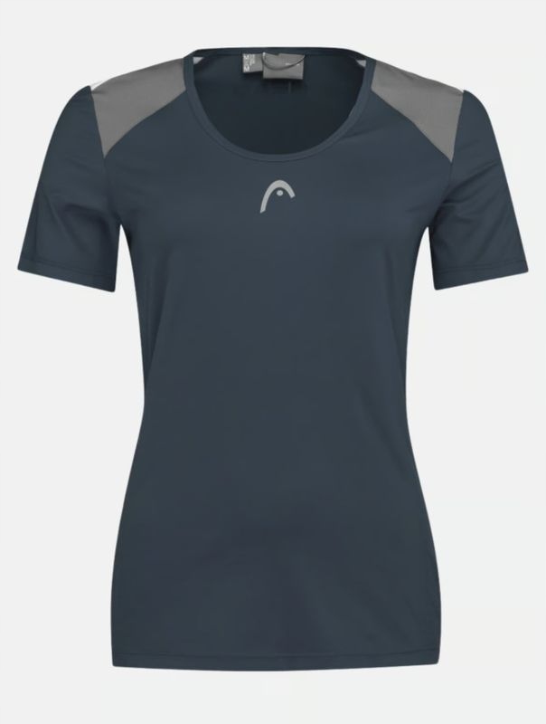 Dívčí Tričko Head Club Tech T-shirt Girls 2022 Navy 140