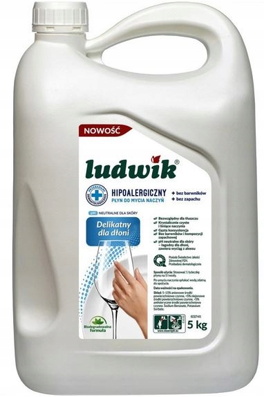 

Ludwik płyn do mycia naczyń Hipoalergiczny 5L