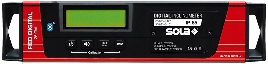 Digitální vodováha Red 25 digitální Sola
