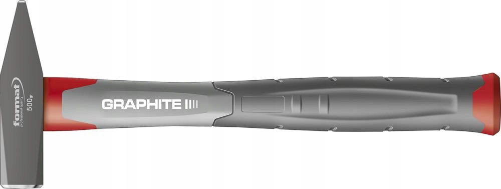 Zámečnické kladivo s 3-komponentní rukojetí, grafitové, 1500 g Format