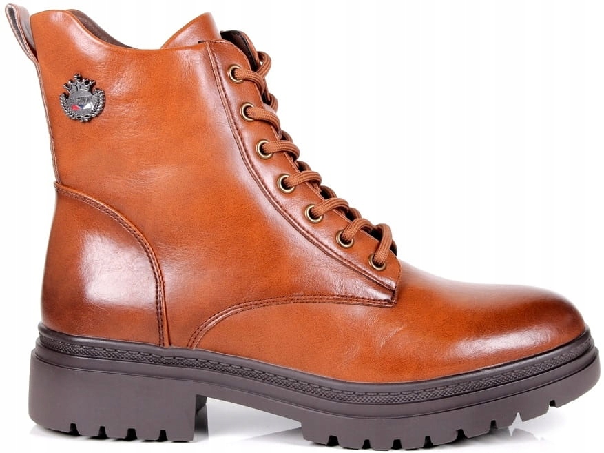 Dámské Kotníkové Boty Zimní Trapery Hnědé New