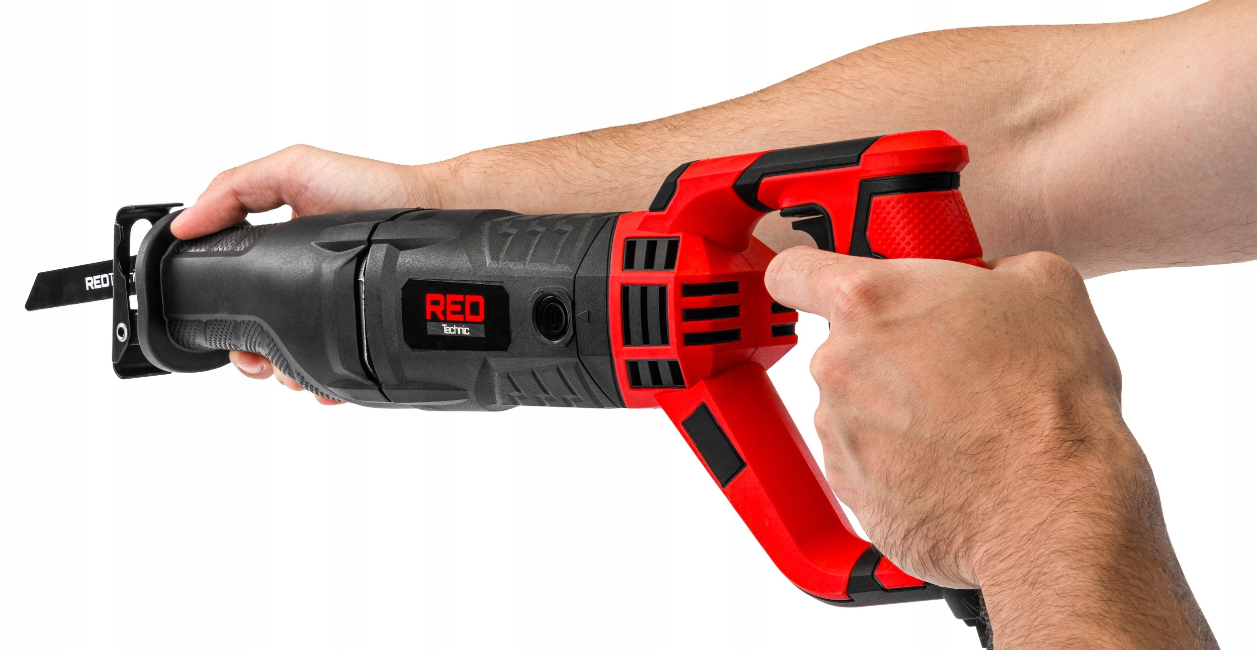 PIŁA SZABLASTA WYRZYNARKA LISI OGON ELEKTRYCZNA 1800W 12 X NÓŻ OBROTOWA !!! Głębokość cięcia w metalu 10 mm