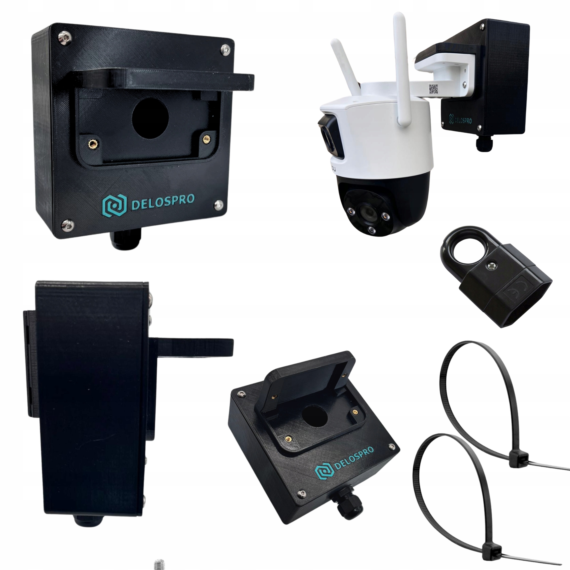 Neinvazivní Plechovka S Těsněním Pro Imou Cruiser Dual 5MP 5MP Žlab, Sloup