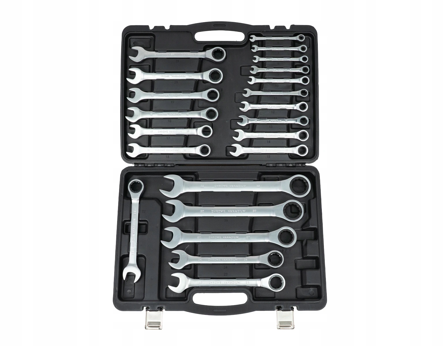 Matabro MB-WRE04, Sada očkoplochých ráčnových klíčů 6-32 mm 22 ks