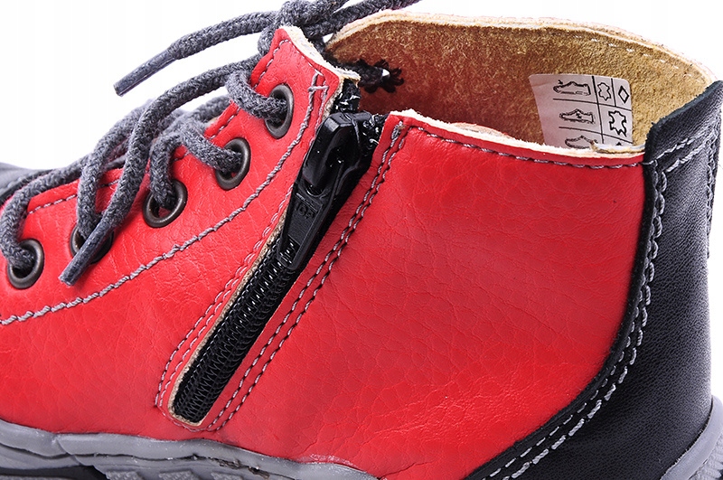 Trzewiki dziecięce Łukbut 418 Kolor czerwony