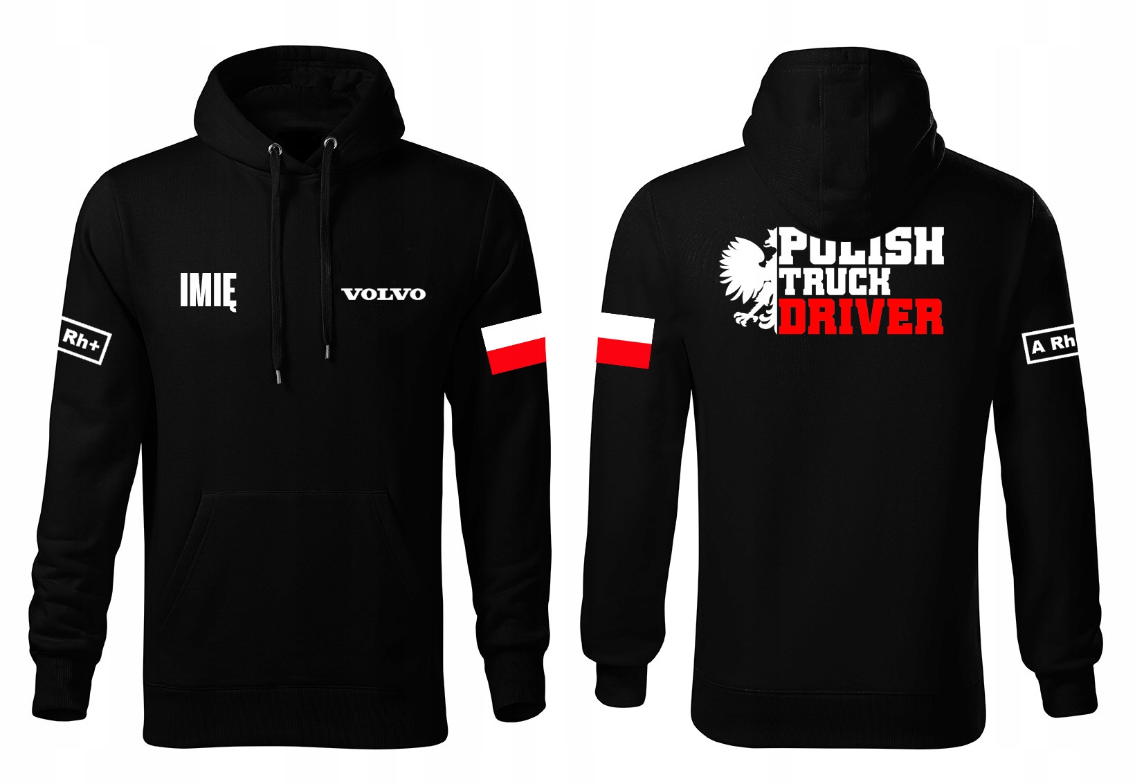 

Bluza Polish Driver Volvo Imię Grupa Krwi