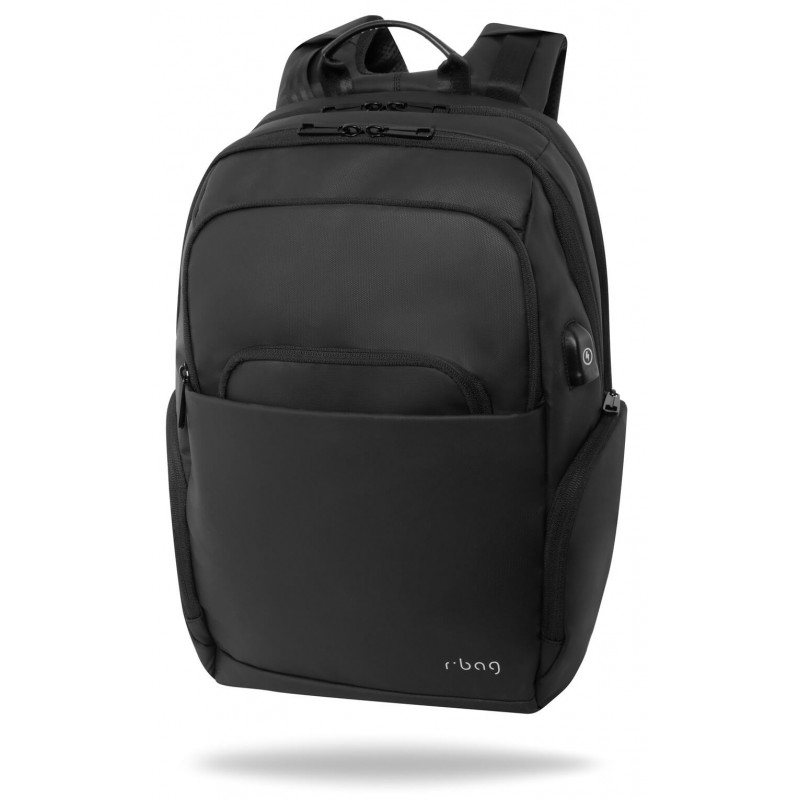 Batoh R-bag Batoh pánský s Usb konektorem Hold Black