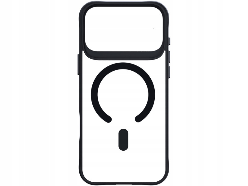 Etui Xline MagSystem Satin do Apple iPhone 17 Pro Max Przezroczysto-czarny