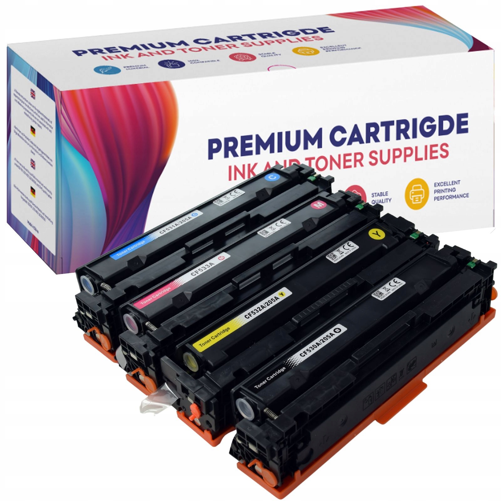 4x Toner pro Hp LaserJet Pro M180 CF530A CF533A