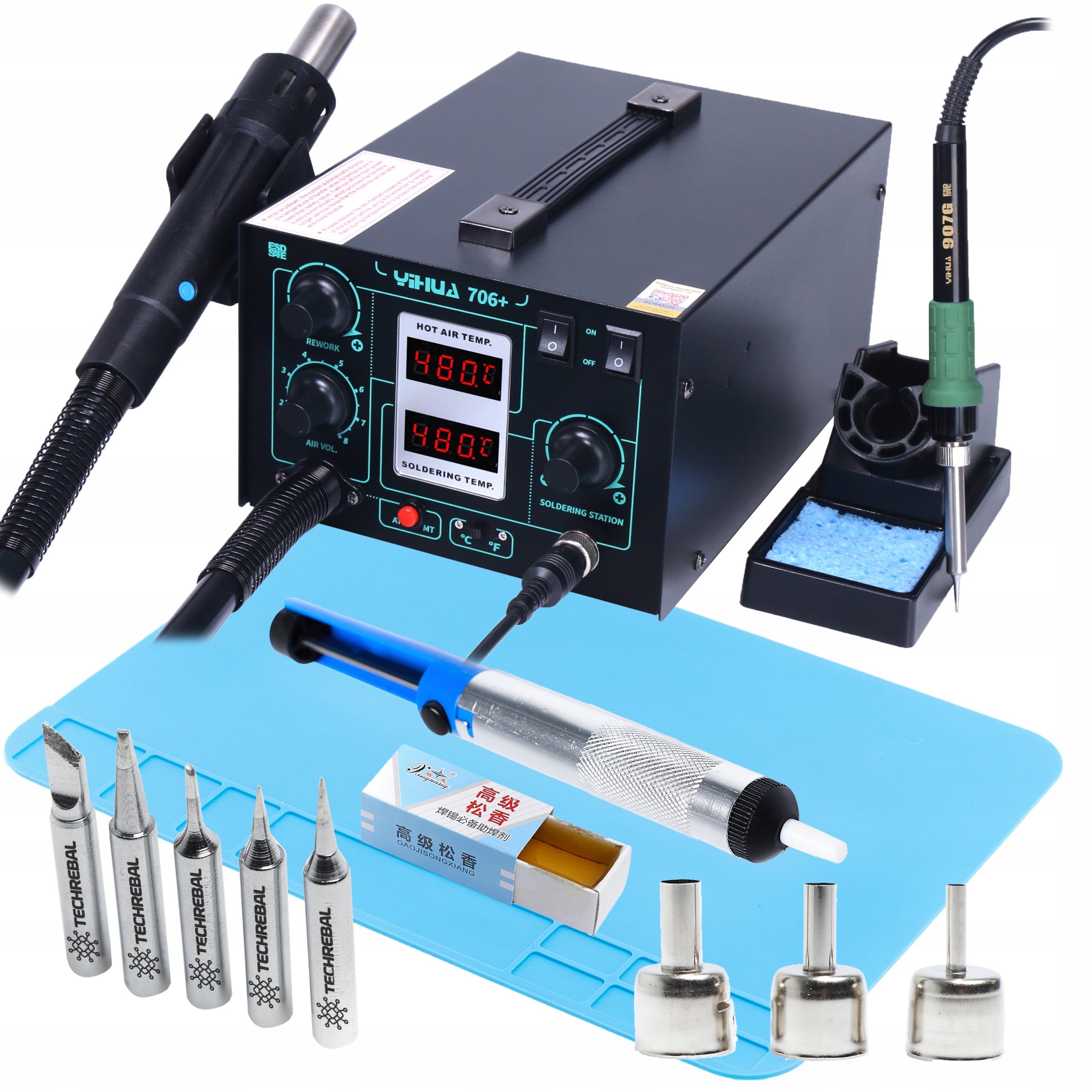 

Stacja Lutownicza 706 2W1 Mega Zestaw Na Prezent