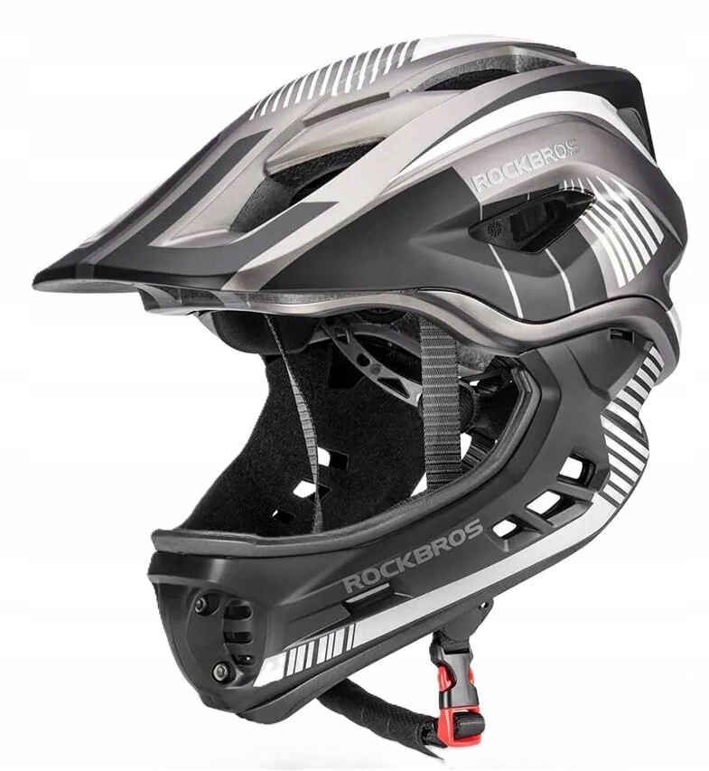 Dětská přilba s odnímatelným krytem Full Face off-road Rockbros TT-32SBTG S