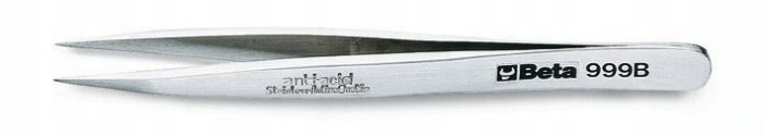 Pęseta prosta, model 999b, 120mm