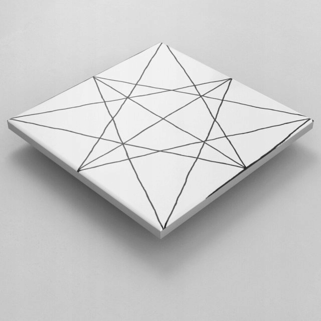 PŁYTKI GRES hiszpański Geotiles PAWN 22x22 Kolor biel