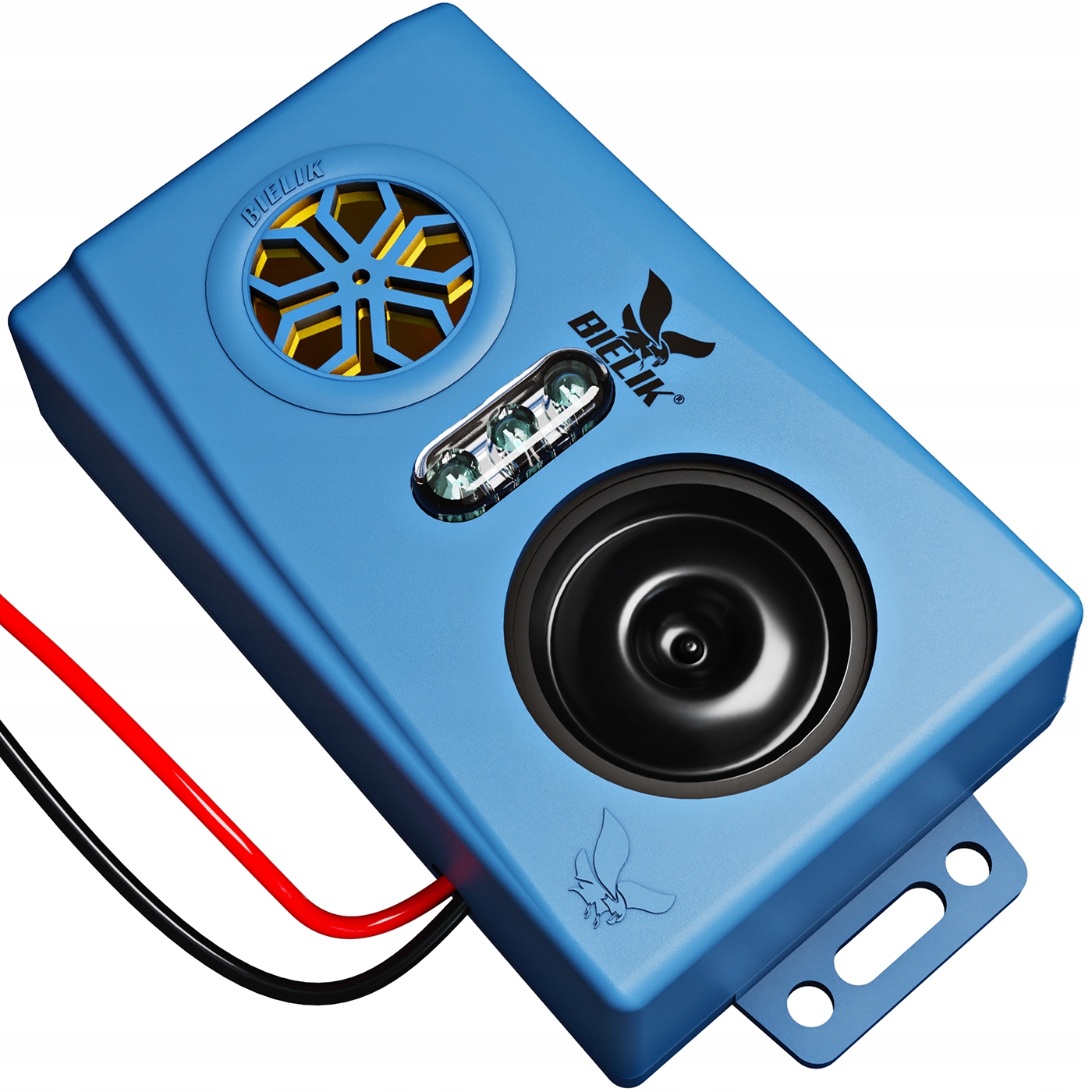 Automobilový odpuzovač zvířat pod masku Bielik Ultra Radar proti kunám