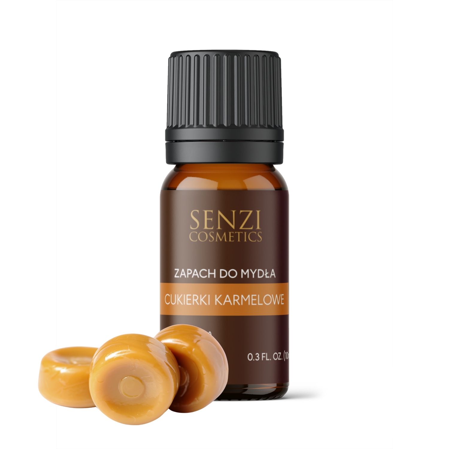 Zapach do Mydła Karmel Olejek Zapachowy do Mydła 10 ml CUKIERKI KARMELOWE