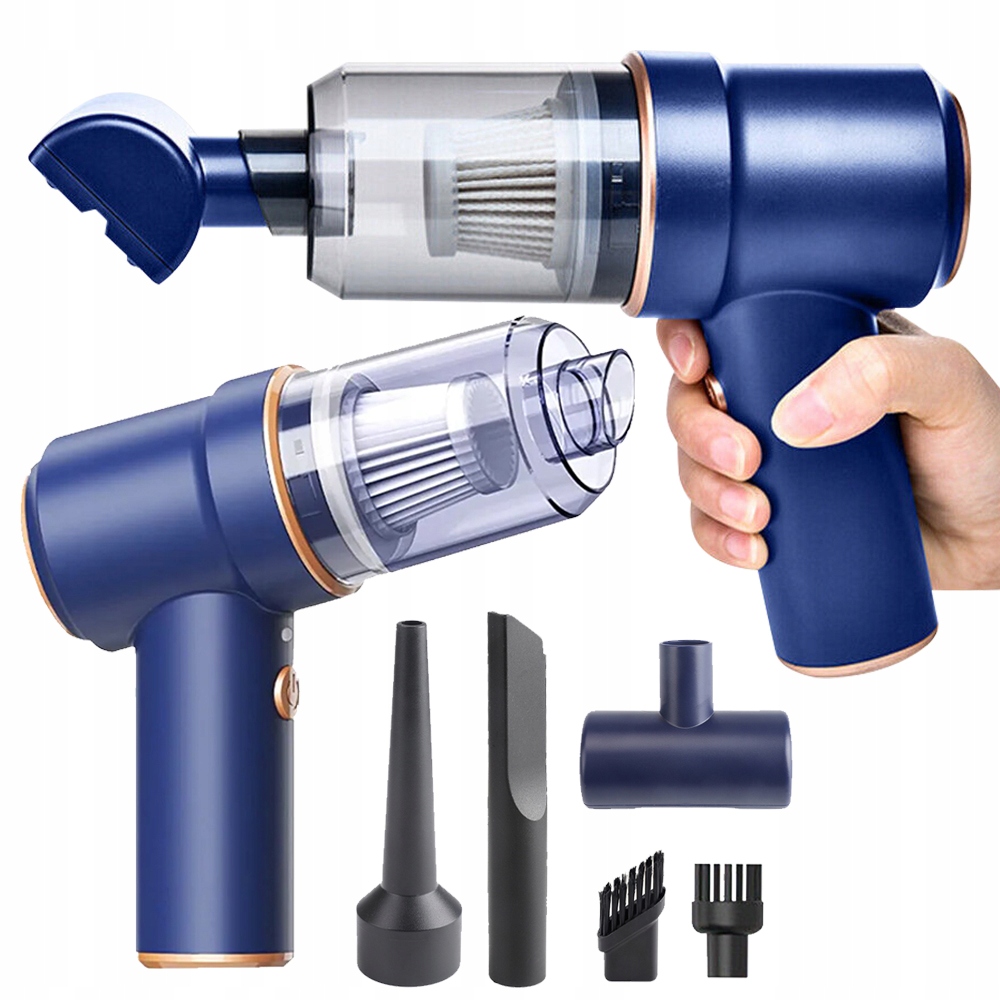 БЕСПРОВОДНОЙ АВТОМОБИЛЬНЫЙ ПЫЛЕСОС РУЧНОЙ + HEPA