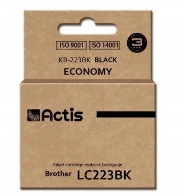 Actis, Tusz do Brother KB-223Bk (zamiennik LC223Bk) black (czarny)