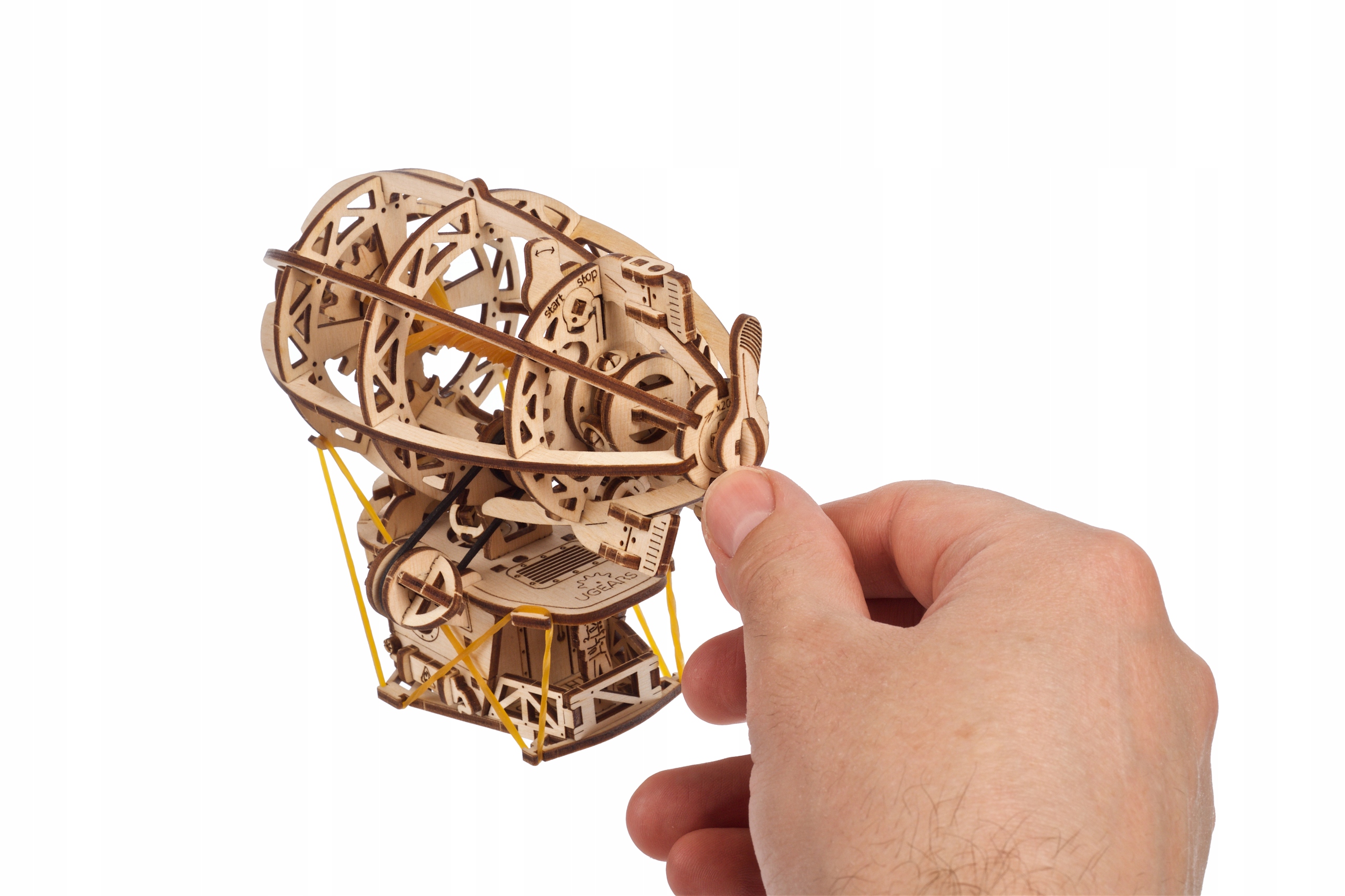 Sterowiec Steampunkowy UGEARS DREWNIANY MECHANICZNY MODEL 3D DO SKŁADANIA Płeć chłopcy dziewczynki