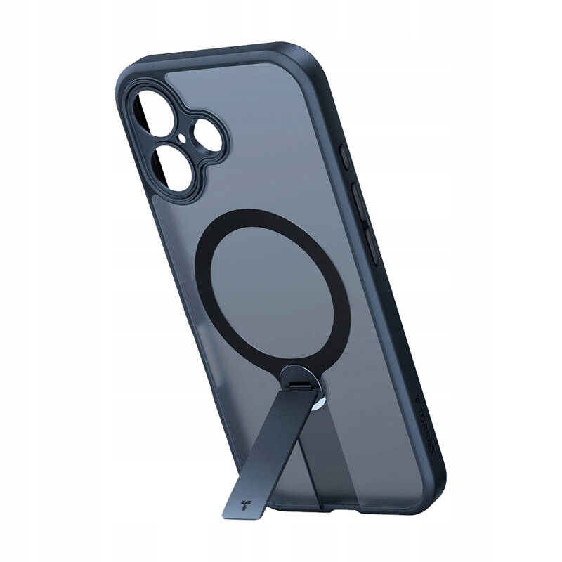 Torras Odolné magnetické Pouzdro s patkou Pstand Spin pro iPhone 16 Plus