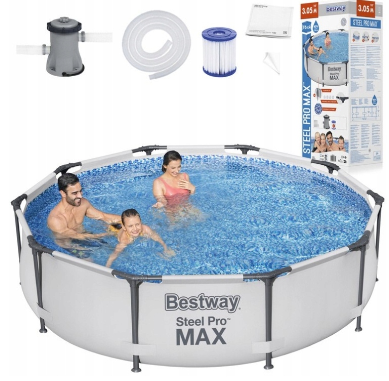 Bestway Bazén Roštový 4678L 305x76 cm 8v1 56408