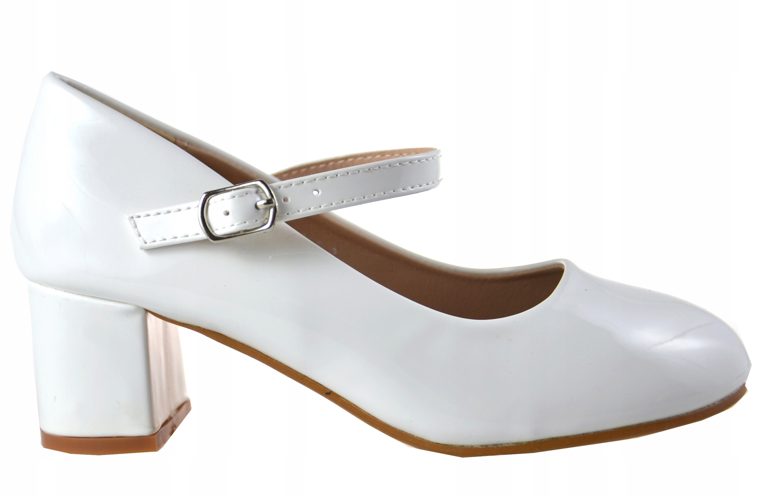 Lakier PANTOFELKI WYSOKI Obcas KOMUNIJNE BIAŁE r36 Kod producenta Lakier PANTOFELKI WYSOKI Obcas KOMUNIJNE