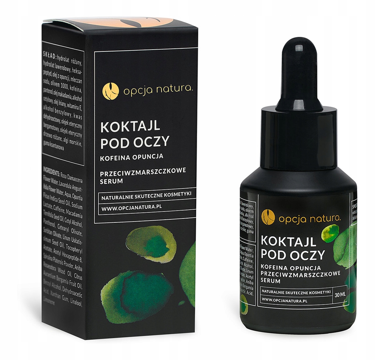 Opcja Natura Koktejl pod oči Kofein Opuncie 30 ml