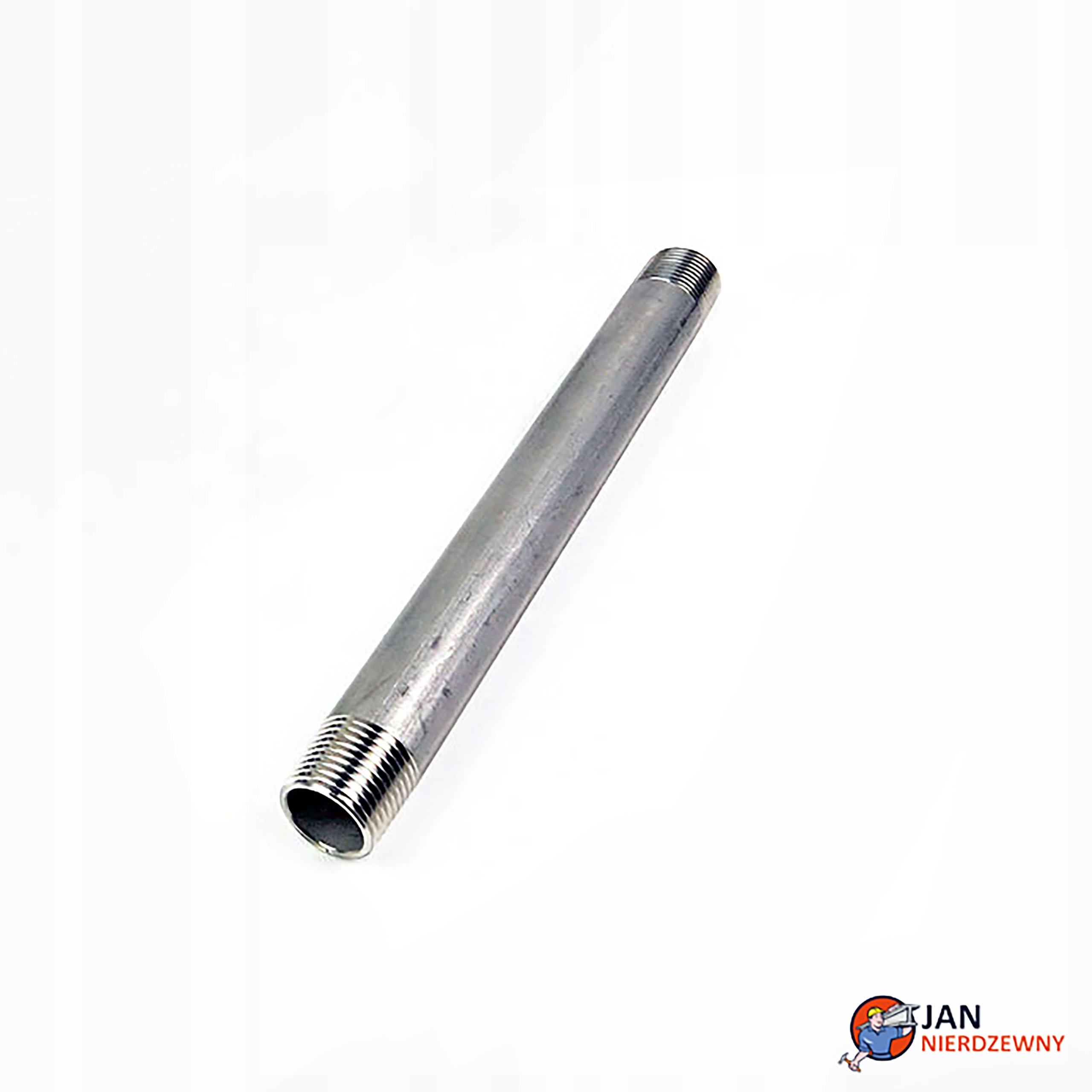 

Rura nierdzewna gwintowana 2stronnie 3/8" L=150
