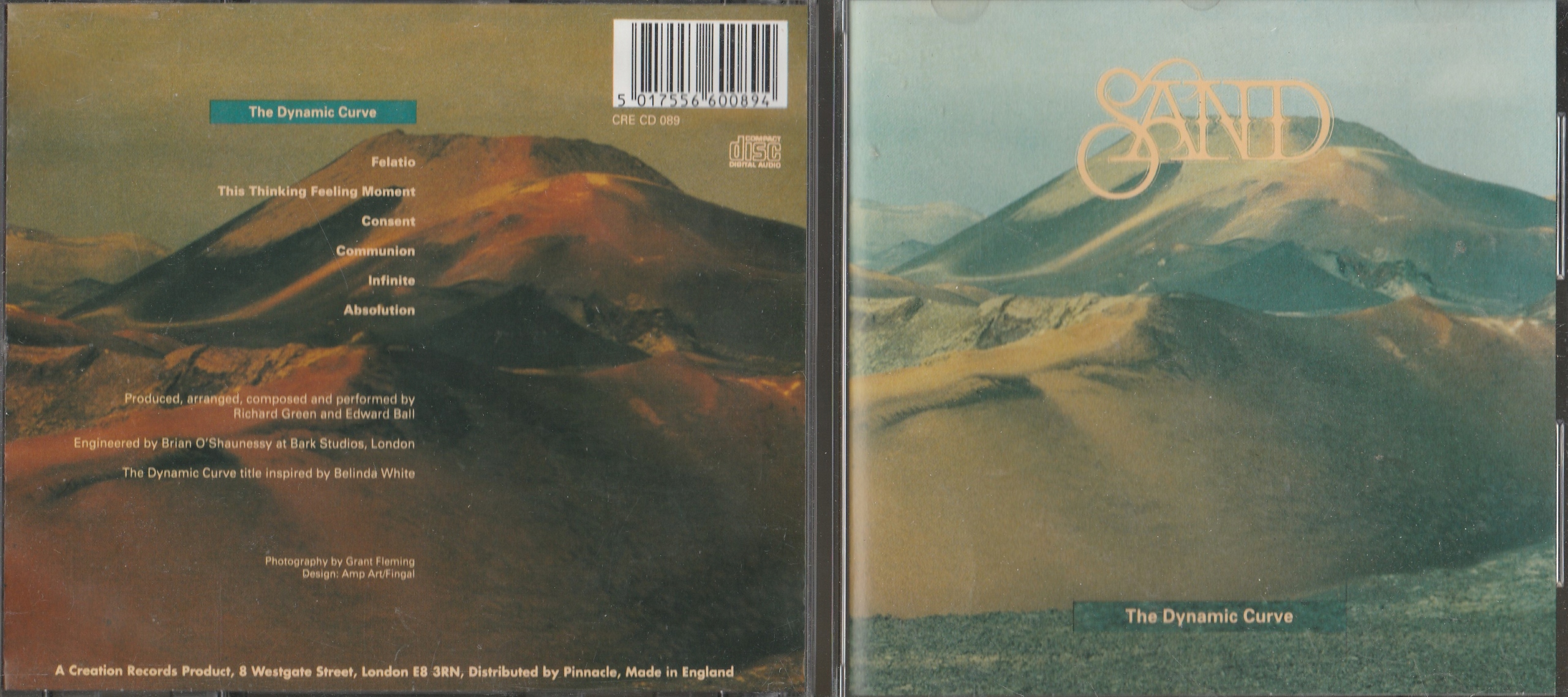 Płyta CD Sand - The Dynamic Curve 1991 I Wydanie 15782088274 Płyta CD Sand - The Dynamic Curve 1991 I Wydanie 15782088274