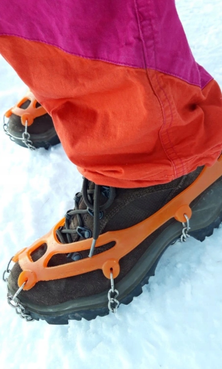 KOLCE ANTYPOŚLIZGOWE RACZKI NA BUTY NAKŁADKI RAKI ICE CRAMPONS ICE CLEATS Model Active