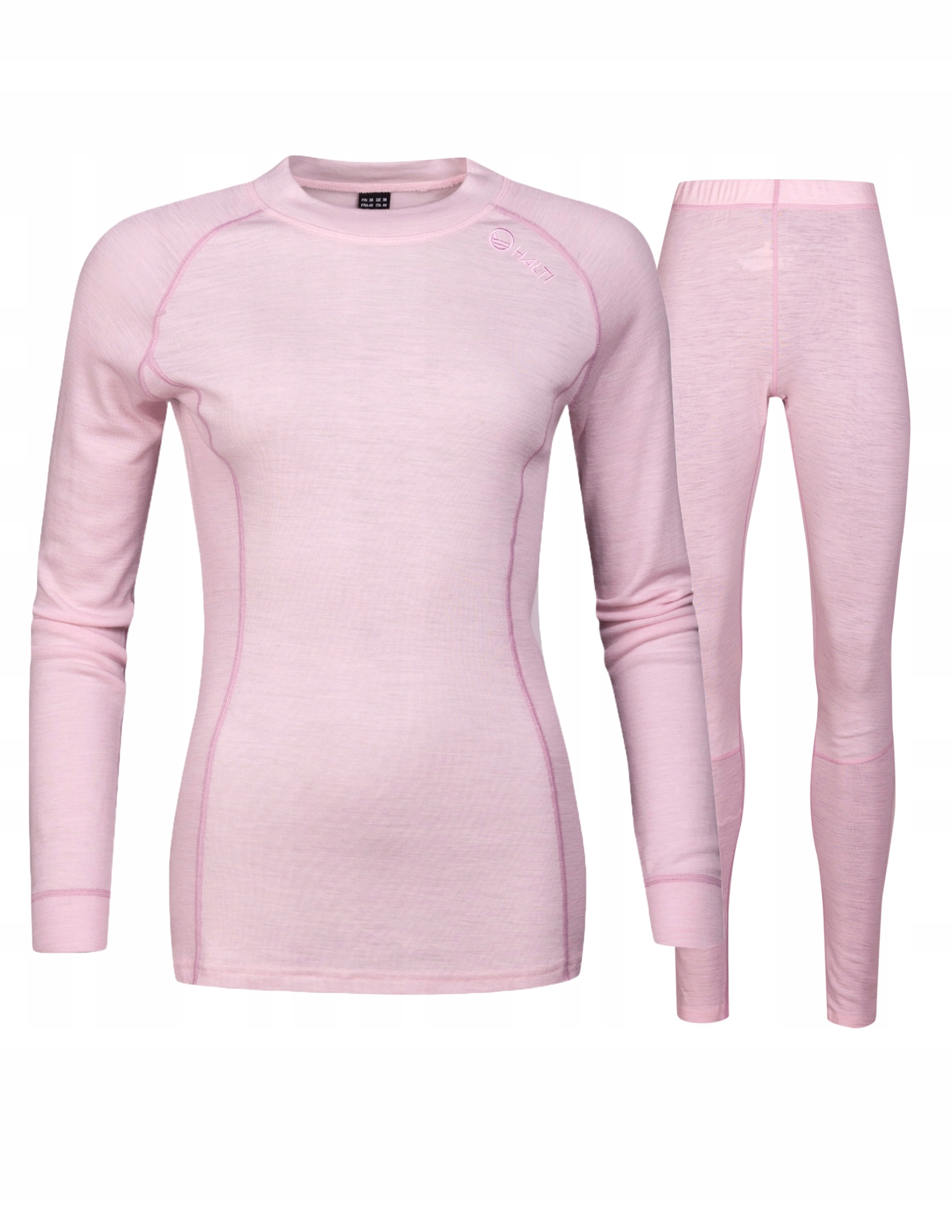 Dámský termoaktivní komplet Halti Hossa Merino 100% 44 Pudrová růžová