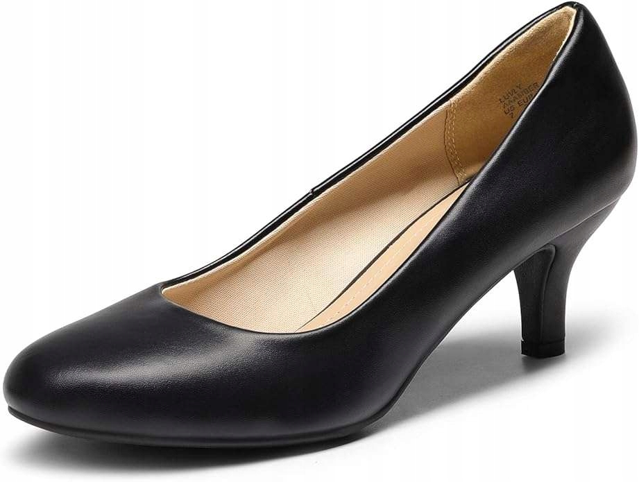 Buty Damskie Czółenka Klasyczne Czarne 40