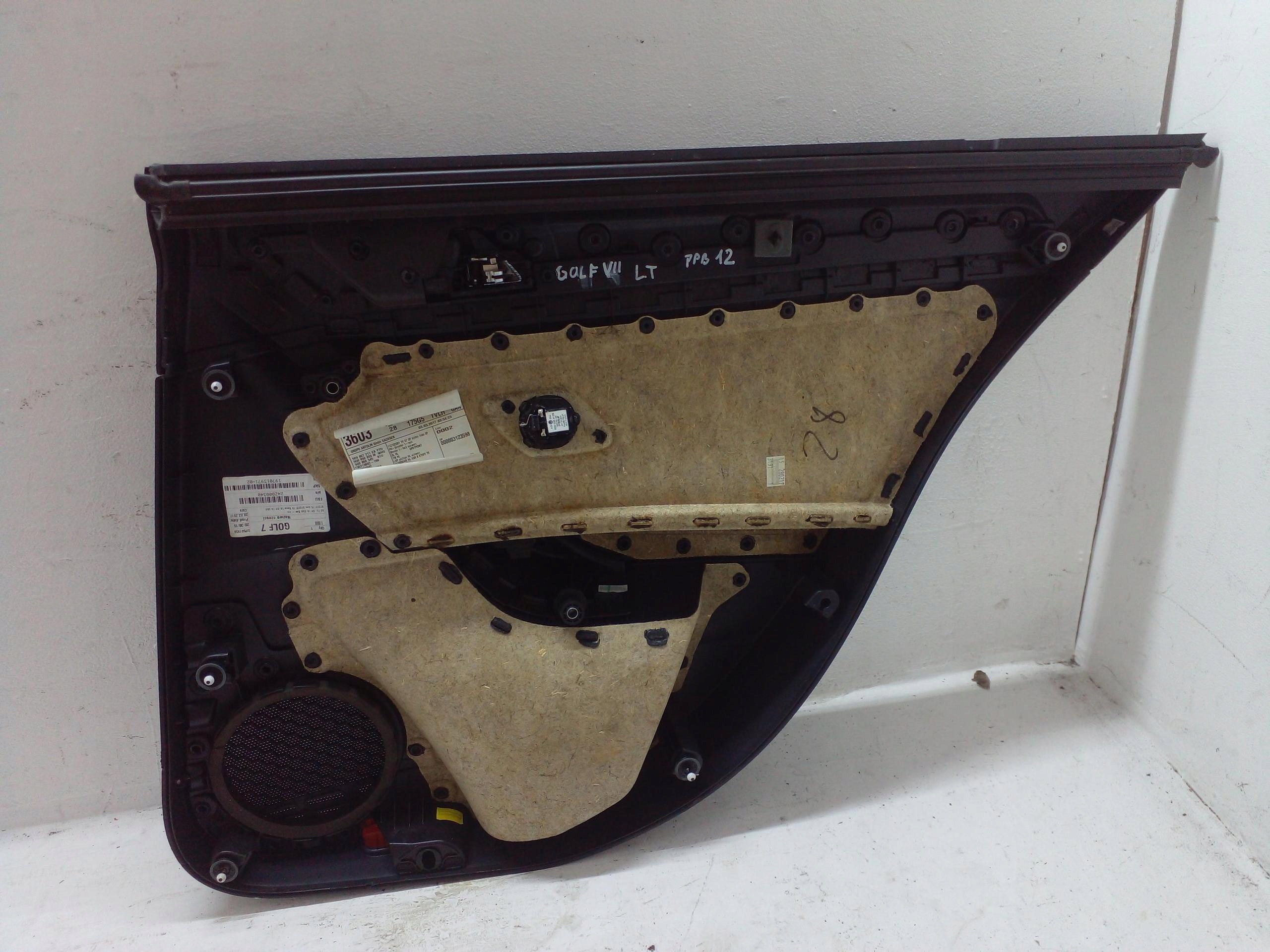 side door left rear part VW GOLF VII 13-19 EU